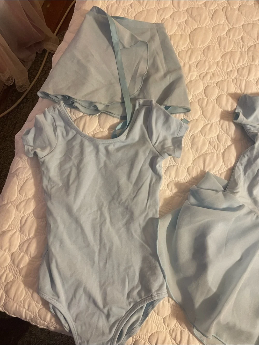 Light Blue Ballet Leotard and Tutu Set